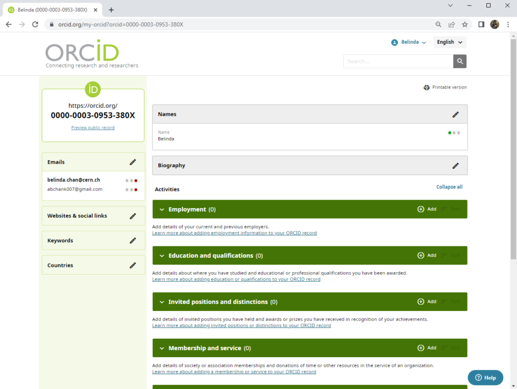 What Is ORCID? – INSPIRE Help